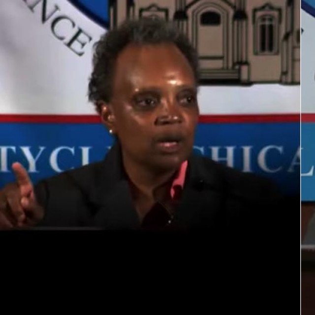 Lori Lightfoot u oglasu; originalna snimka na temelju koje je nastao oglas