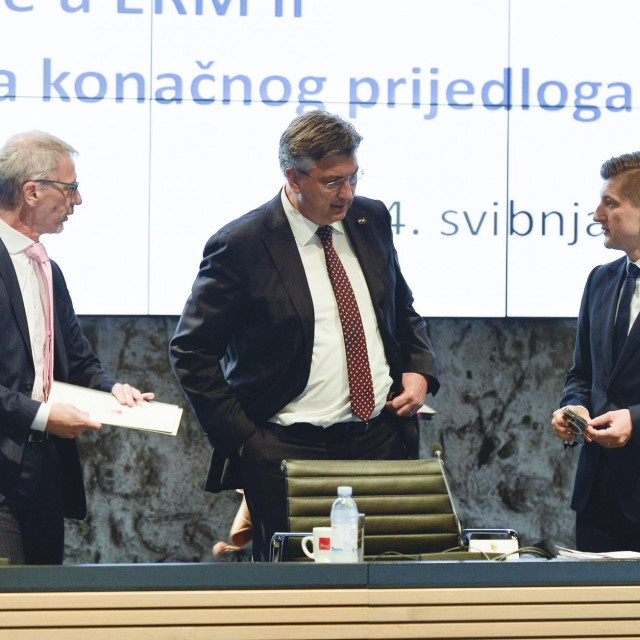 Boris Vujčić, Andrej Plenković, Zdravko Marić
 