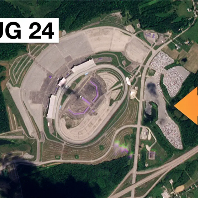 Ford Super Duty kamioneti na Kentucky Speedwayu