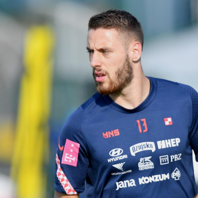 Rovinj, 090621
Igraliste NK Rovinj.
Trening hrvatske nogometne reprezentacije za EURO 2020 u kampu u Istri.
Na fotografiji: Nikola Vlasic.