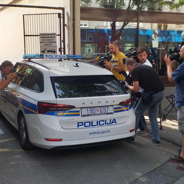 Damir Škugor na ispitivanju u Uskoku