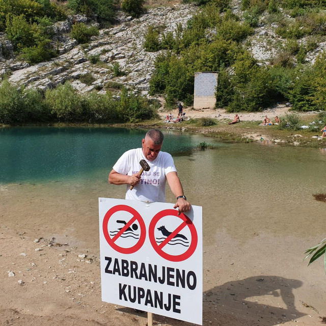 Miro Bulj na izvoru Cetine