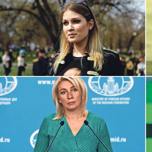 Marija Katasonova, Olga Skabajeva, Marija Zaharova i Margarita Simonjan