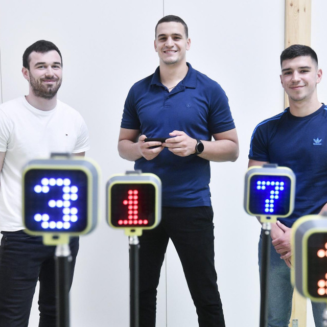 Ivan Josipović, Anto Širić i Andrej Kedves, članovi sportsko-tehnološkog startupa Sportreact