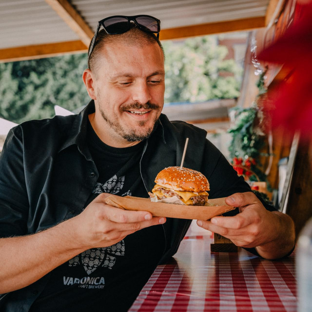 Mate Janković na prošlogodišnje izdanju Zagreb Burger Festivala