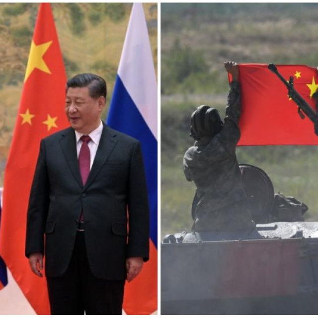 Vladimir Putin i Xi Jinping/ Kineska vojska na vježbama u Rusiji