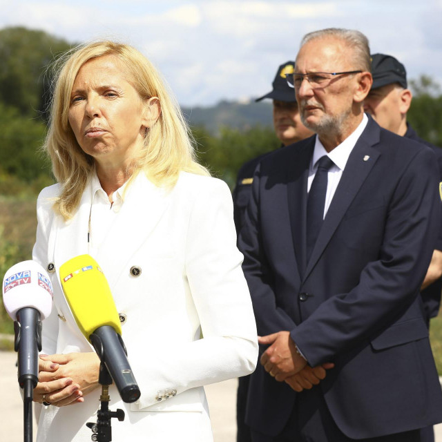 Davor Bozinović i  slovensk ministrica unutarnjih poslova Tatjana Bobnar
 