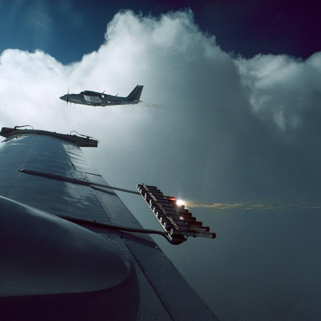 Ilustracija, zasijavanje oblaka