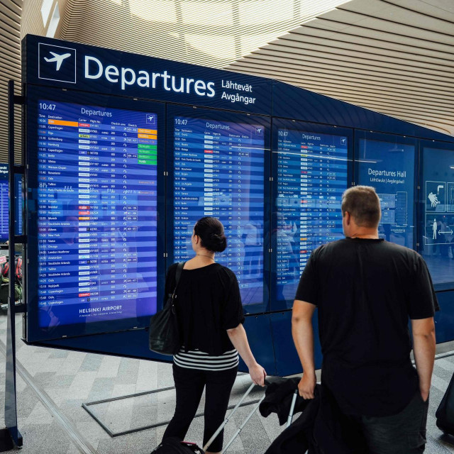 Zračna luka u Helsinkiju, Finska