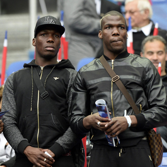 Paul Pogba s bratom Mathiasom