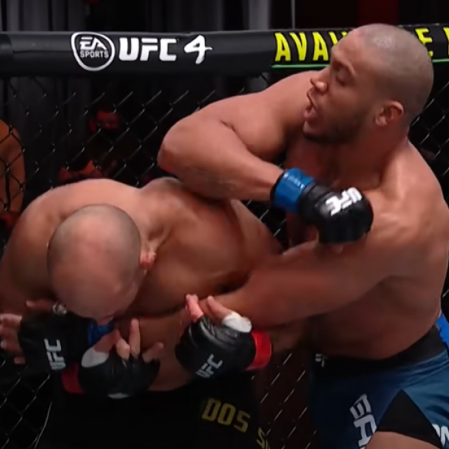 Junior dos Santos (lijevo) vs. Ciryl Gane