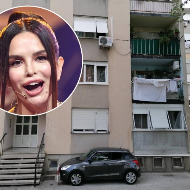 Stan Ane Vučković i Severina (u krugu)