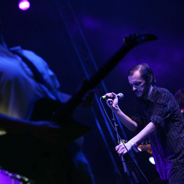 Zagreb, 210611. RSC Jarun. Otok hrvatske mladezi. T-mobile INmusic festival. Prvi dan tradicionalno najveceg glazbenog spektakla u Hrvatskoj koji se odrzava 21. i 22.06. Na slici: Goribor, nastup.