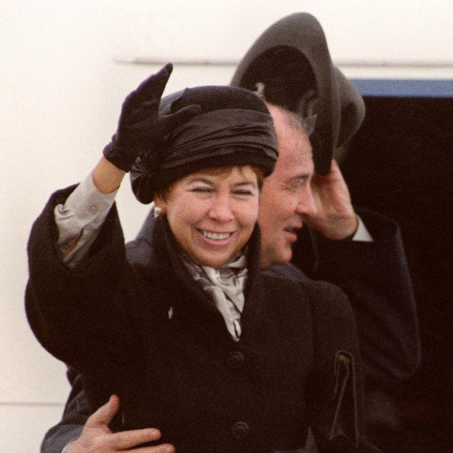 Mihail Gorbačov i supruga Raisa 1986.