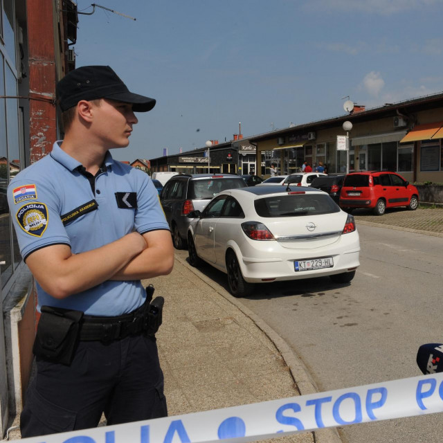 Policijski očevid u Novskoj