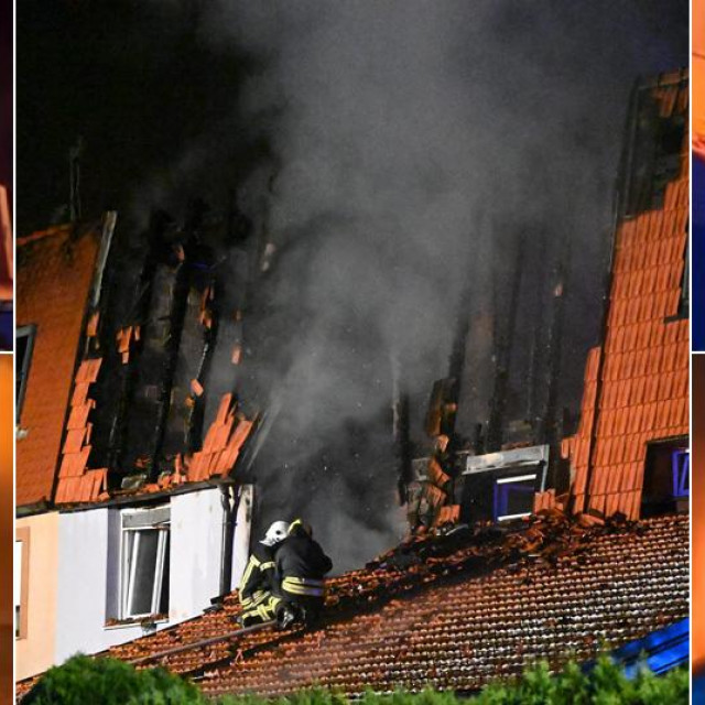 Prizori požara u Zaprešiću