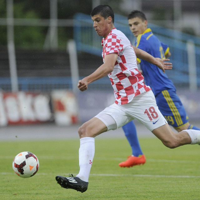 Stipe Perica u dresu U21 Hrvatske