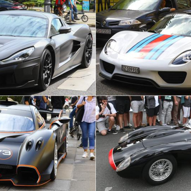 Rimac Nevera; Porsche; Pagani Huayra R