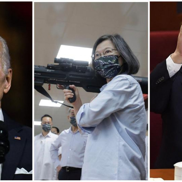 Joe Biden/ tajvanska predsjednica Tsai Ing-Wen/ Xi Jinping, kineski predsjednik