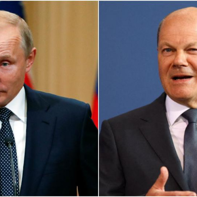 Vladimir Putin i Olaf Scholz