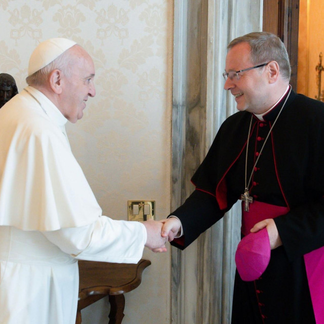 Papa Franjo i kardinal Georg Bätzing
