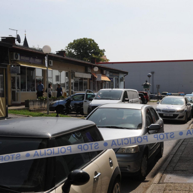 Mjesto ubojstva u Novskoj