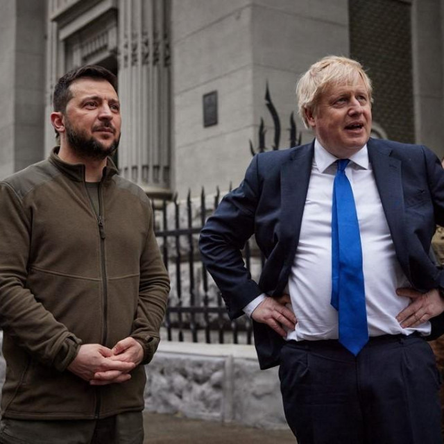 Volodimir Zelenski i Boris Johnson