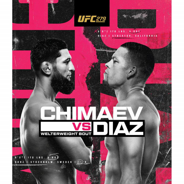 UFC 279 - službeni poster