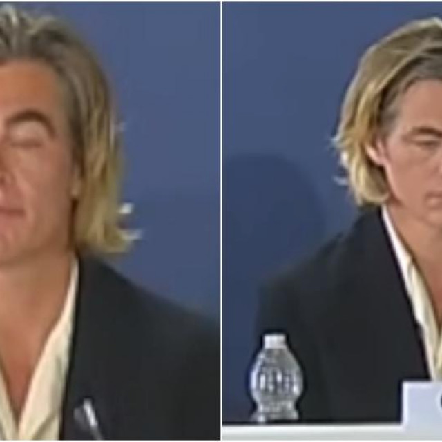 Chris Pine tijekom konferencije za novinare