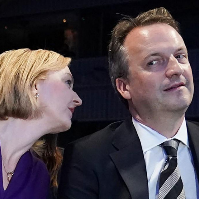 Liz Truss i Hugh O‘Leary