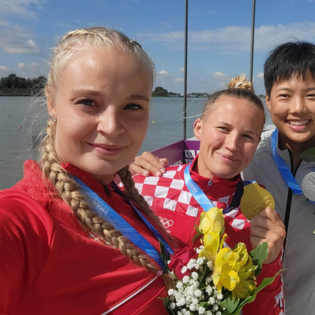 Vanesa u društvu brončane Mađarice Laure Gonczol i srebrne Kineskinje Yin Wan