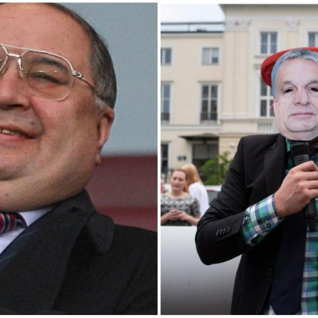 Ališer Usmanov/ prizori protesta protiv Viktora Orbana u Poljskoj