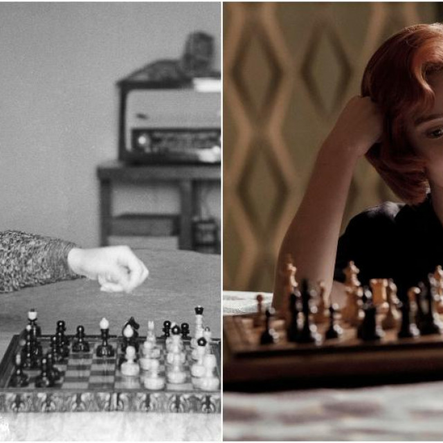 Nona Gaprindashvili i scena iz ‘Daminog gambita‘