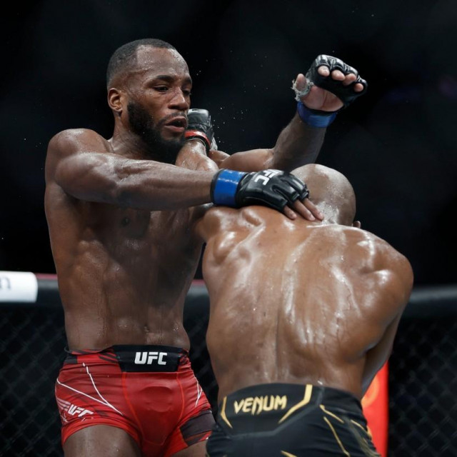 Leon Edwards (lijevo) vs. Kamaru Usman