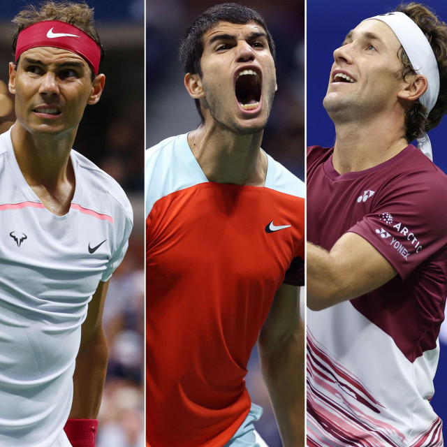 Alcaraz, Nadal, Ruud