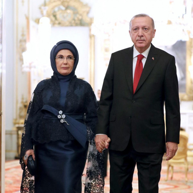 Emine Erdogan i Recep Tayyip Erdogan