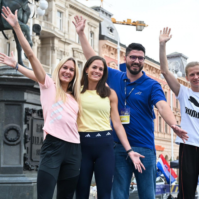 Na fotografiji: Neja Filipič, Paola Borović, Natko Bošnjak i Tina Šutaj