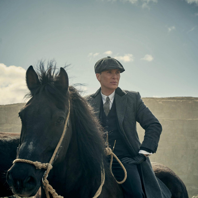 Cillian Murphy  kao Tommy Shelby u finalu serije Peaky Blinders