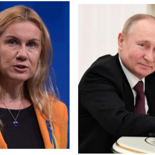Kadri Simson i Vladimir Putin
