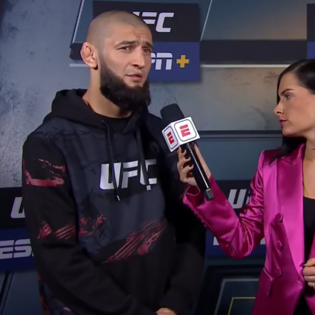 Khamzat Chimaev i Megan Olivi