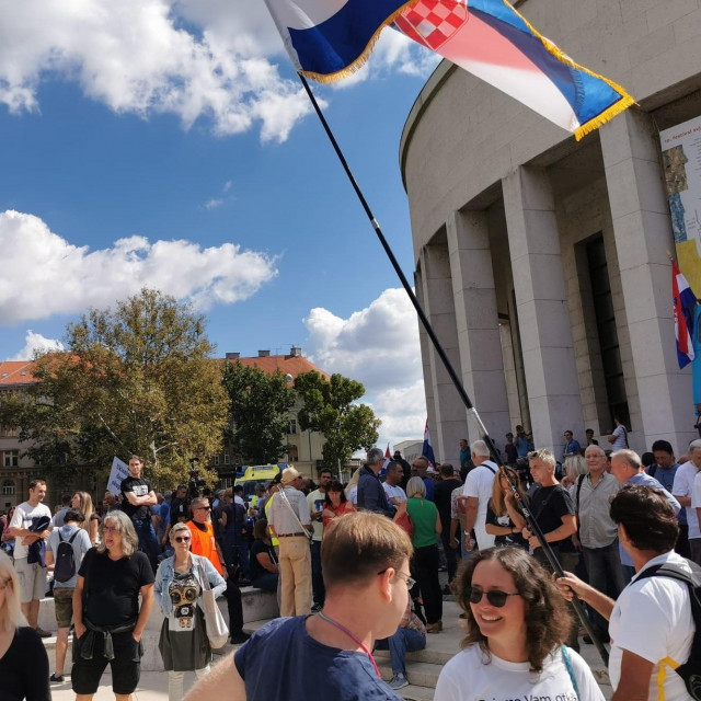 Prosvjed u Zagrebu