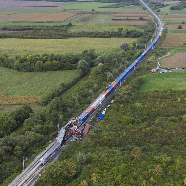 Sudar vlakova kod Novske