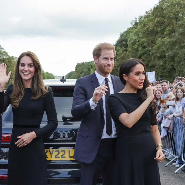 Princ William, Kate Middleton, princ Harry i Meghan Markle