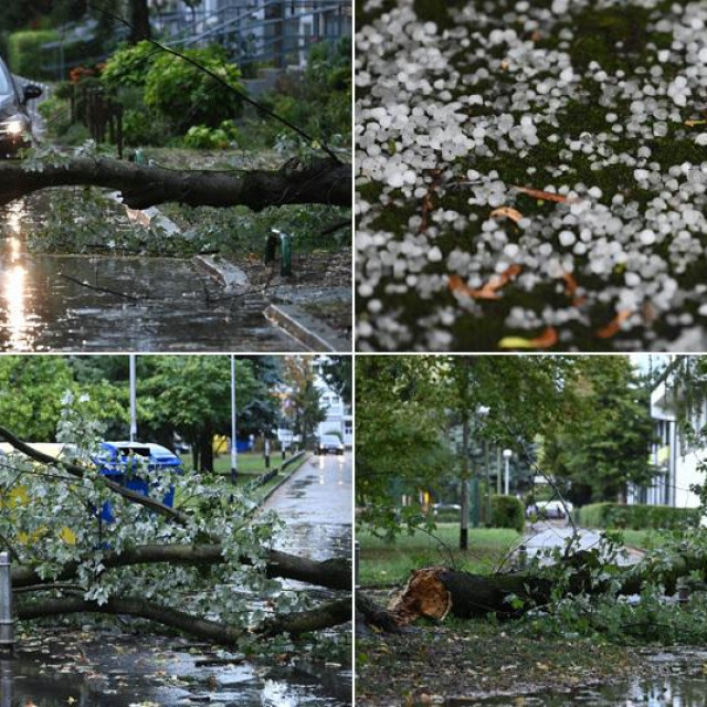 Nevrijeme u Zagrebu