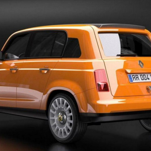 Renault 4, ilustracija