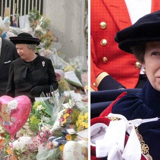 Princ Phillip, kraljica Elizabeta i princeza Anne