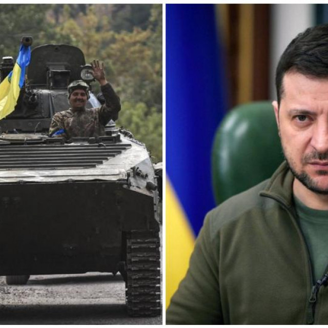 Ukrajinski tenkist u ofenzivi na Harkiv/Volodimir Zelenski