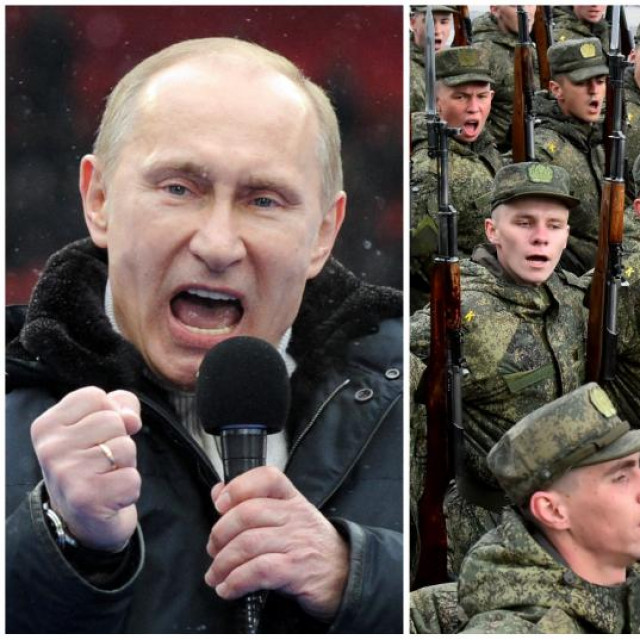 Vladimir Putin/parada ruske vojske u Moskvi