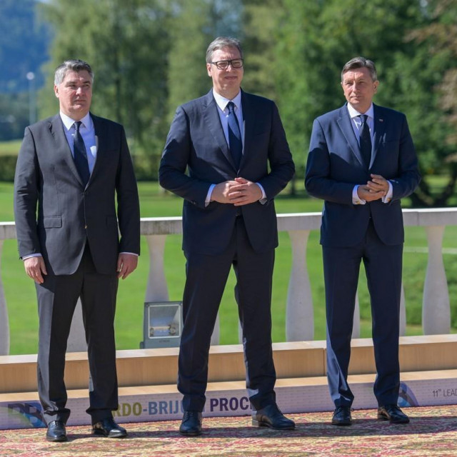 Zoran Milanović, Aleksandar Vučić, Borut Pahor