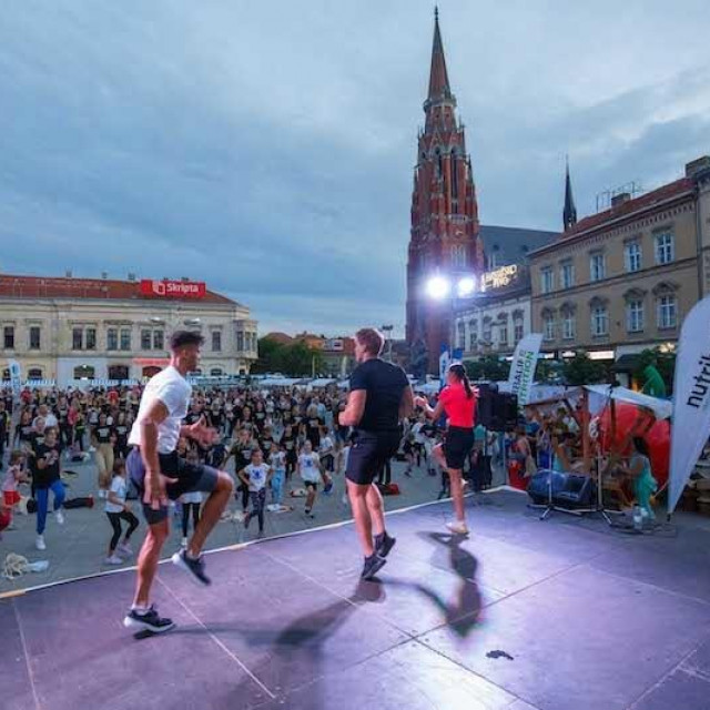 Vježbanje u Osijeku u sklopu projekta Aktivna Hrvatska